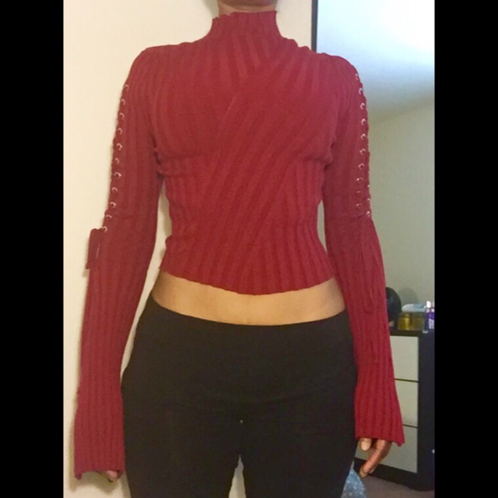 Fashion Nova Sweater Crop Top